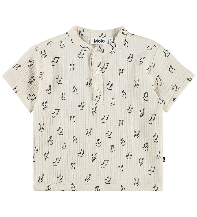 Molo Skjorte - Musselin - Evero - Happy Notes Molo Skjorte - Musselin - Evero - Happy Notes