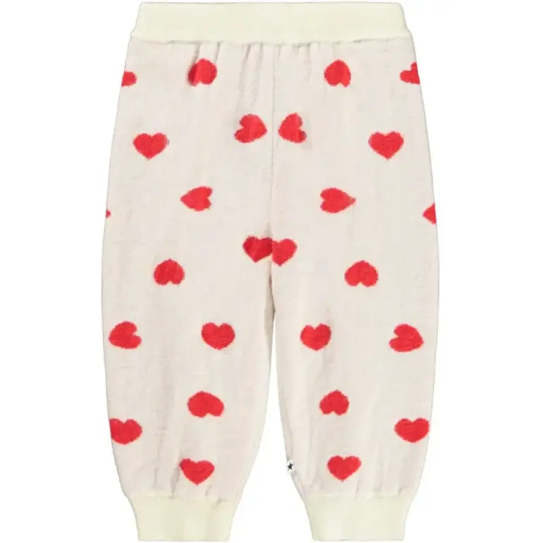 Molo Solana Bukser - Red Hearts - 62