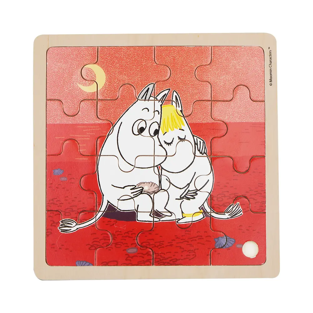 Moomin - Framed Wooden Puzzle - Carring Moomin - Framed Wooden Puzzle - Carring