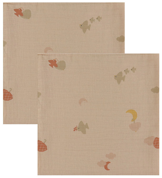 Moonboon Stofbleer - Musselin - 2-pak - Over The Moon Moonboon Stofbleer - Musselin - 2-pak - Over The Moon