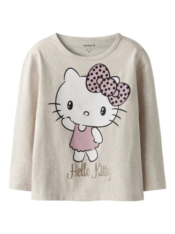 NAME IT Bluse Hello Kitty Obba Peyote Melange