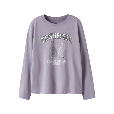 NAME IT Bluse Velda Lavender Gray