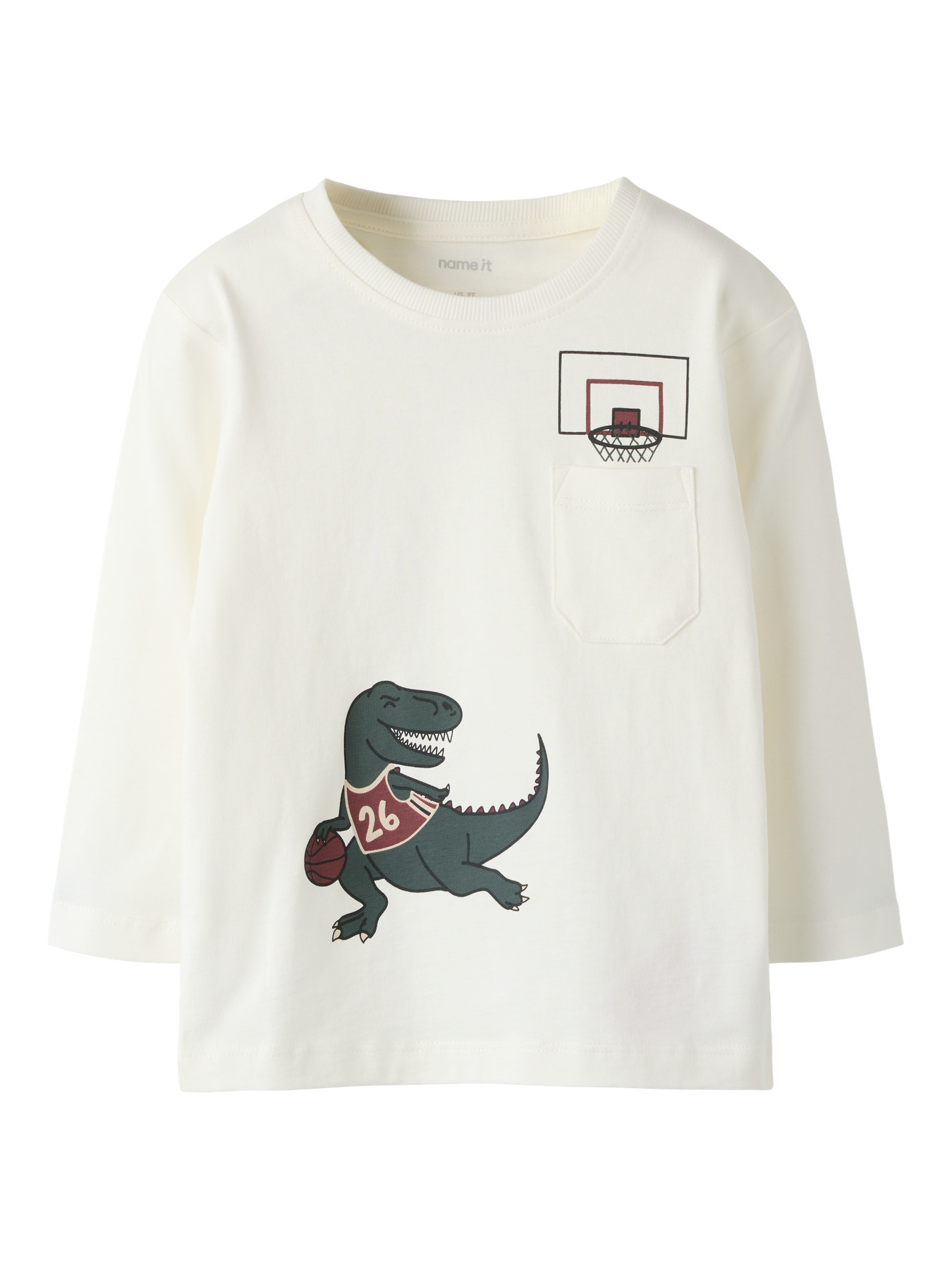 NAME IT Bluse Vilian Cloud Dancer Dino Basket NAME IT Bluse Vilian Cloud Dancer Dino Basket