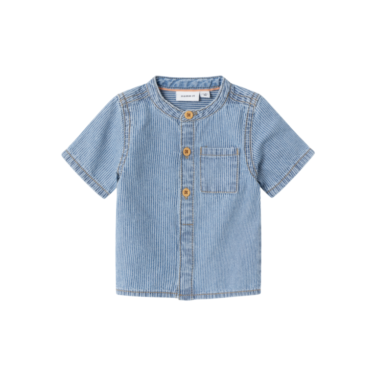 NAME IT Denim Skjorte Leo Light Blue