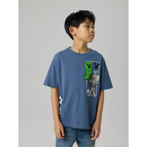 NAME IT Minecraft T-shirt Jun Vintage Indigo NAME IT Minecraft T-shirt Jun Vintage Indigo