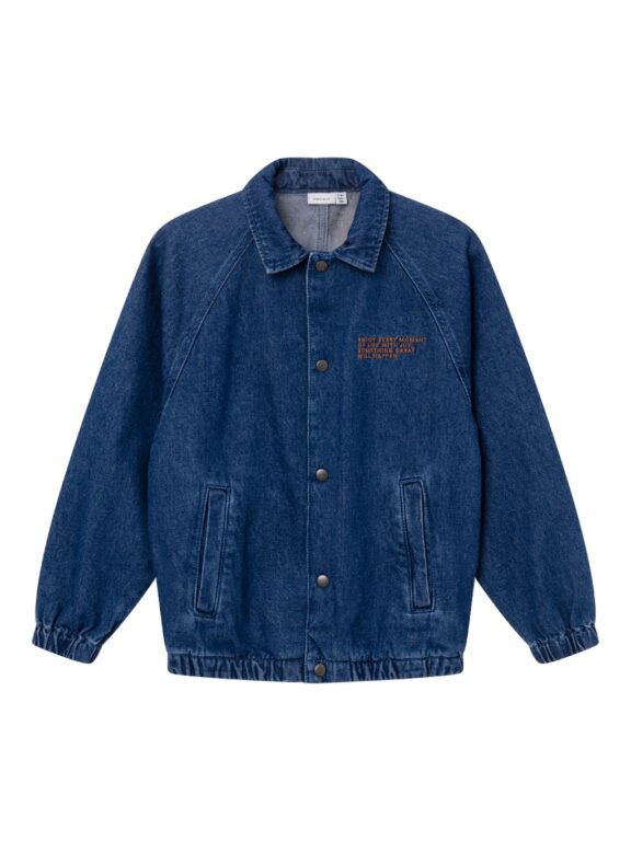 NAME IT Oversize Denim Overshirt Kasper Dark Blue NAME IT Oversize Denim Overshirt Kasper Dark Blue
