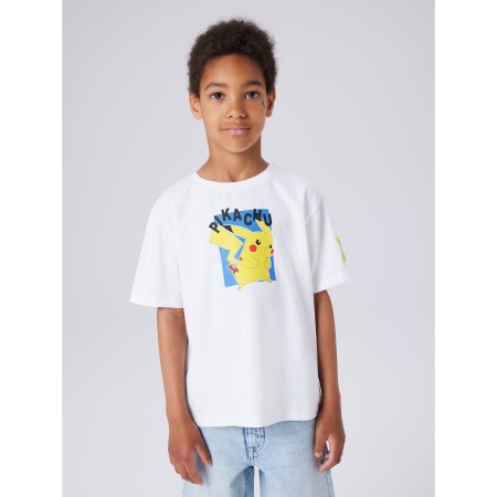 NAME IT Pokemon T-shirt Jeb Bright White