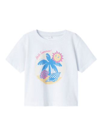 NAME IT T-shirt Jassa Lucent White