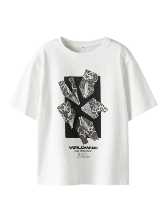 NAME IT T-shirt Ron Cloud Dancer