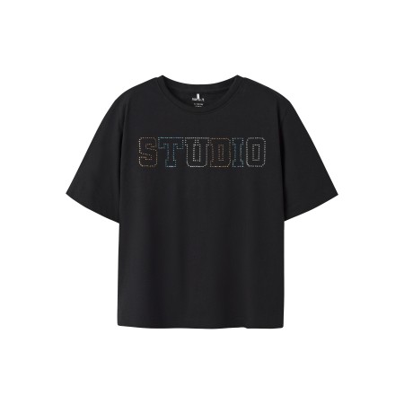 NAME IT T-shirt Rosalie Black NAME IT T-shirt Rosalie Black