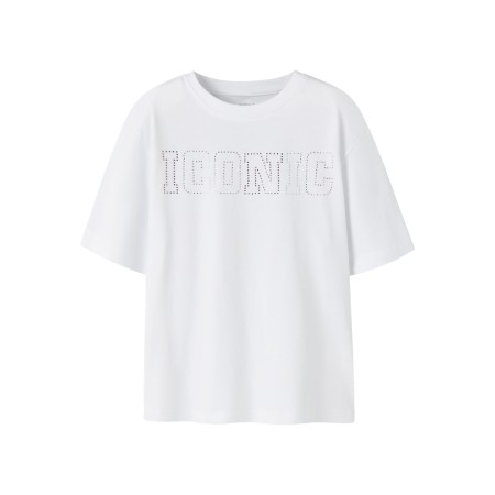 NAME IT T-shirt Rosalie Bright White