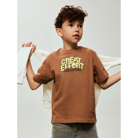 NAME IT T-shirt Theo Toasted Coconut NAME IT T-shirt Theo Toasted Coconut