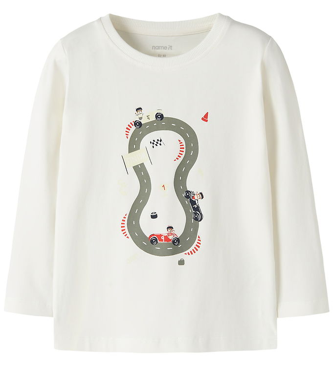 Name It Bluse - NmmVux - Cloud Dancer/Racing