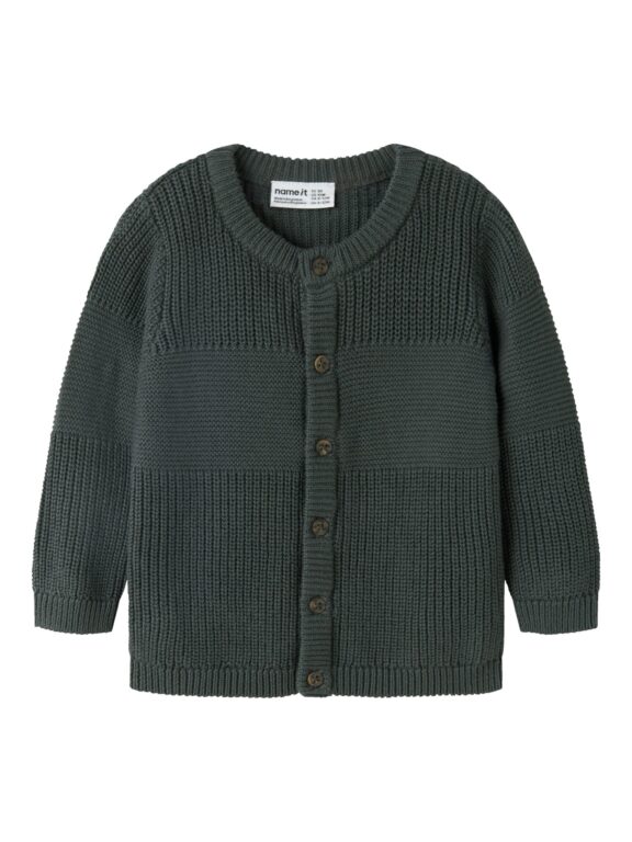 Name It Boys Knit Cardigan - Urban Chic - 56 cm