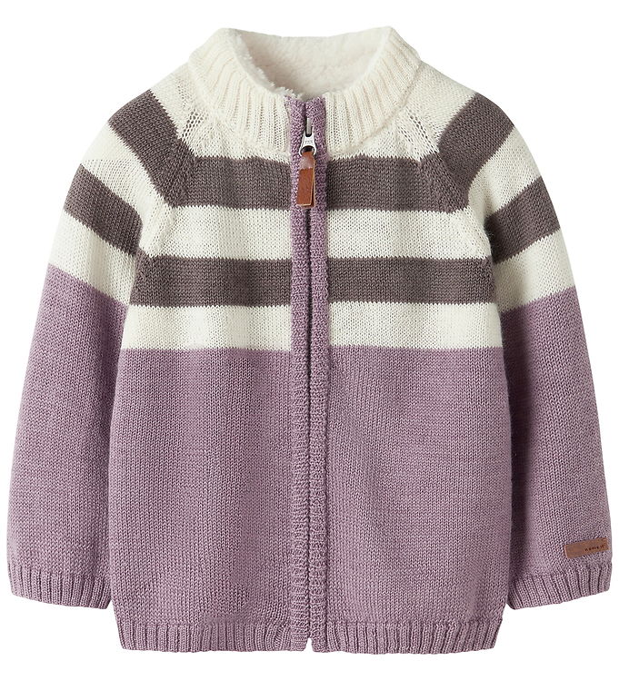 Name It Cardigan - Uld - Strik - NmfWriss - Toadstool