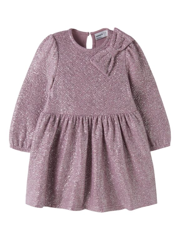 Name It Ditsia - LS Dress - Mauve Shadows - 86 cm Name It Ditsia - LS Dress - Mauve Shadows - 86 cm