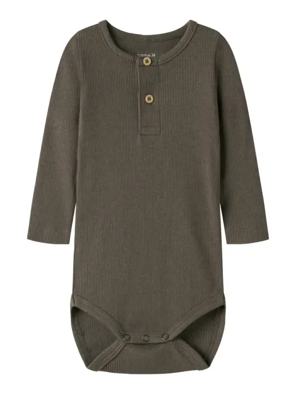 Name It Kab Langærmet Body - Morel - 50