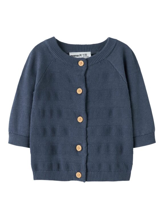 Name It Kop - Knit Cardigan - Vintage Indigo - 56 cm
