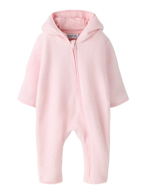Name It Lana - LS Teddy Suit - Mary'S Rose - 56 cm