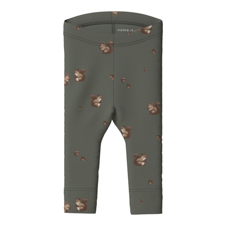 Name It Legging Til Baby Dreng Med Egern Print - 56
