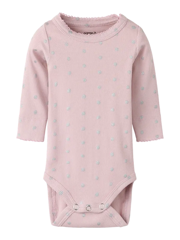 Name It Lona Langærmet Body - Violet Ice - 56 Name It Lona Langærmet Body - Violet Ice - 56