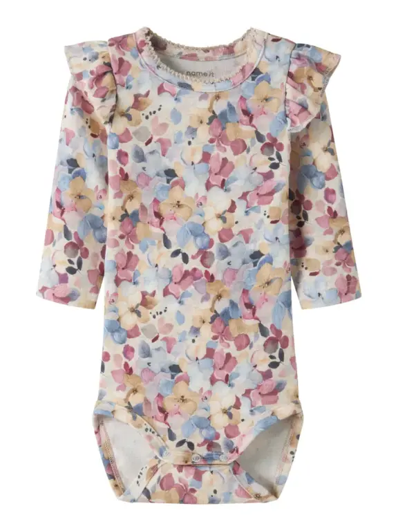 Name It Nadena Langærmet Body - Peyote Melange - 56