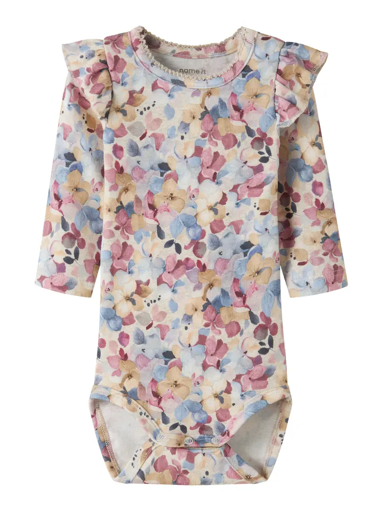 Name It Nadena Langærmet Body - Peyote Melange - 56