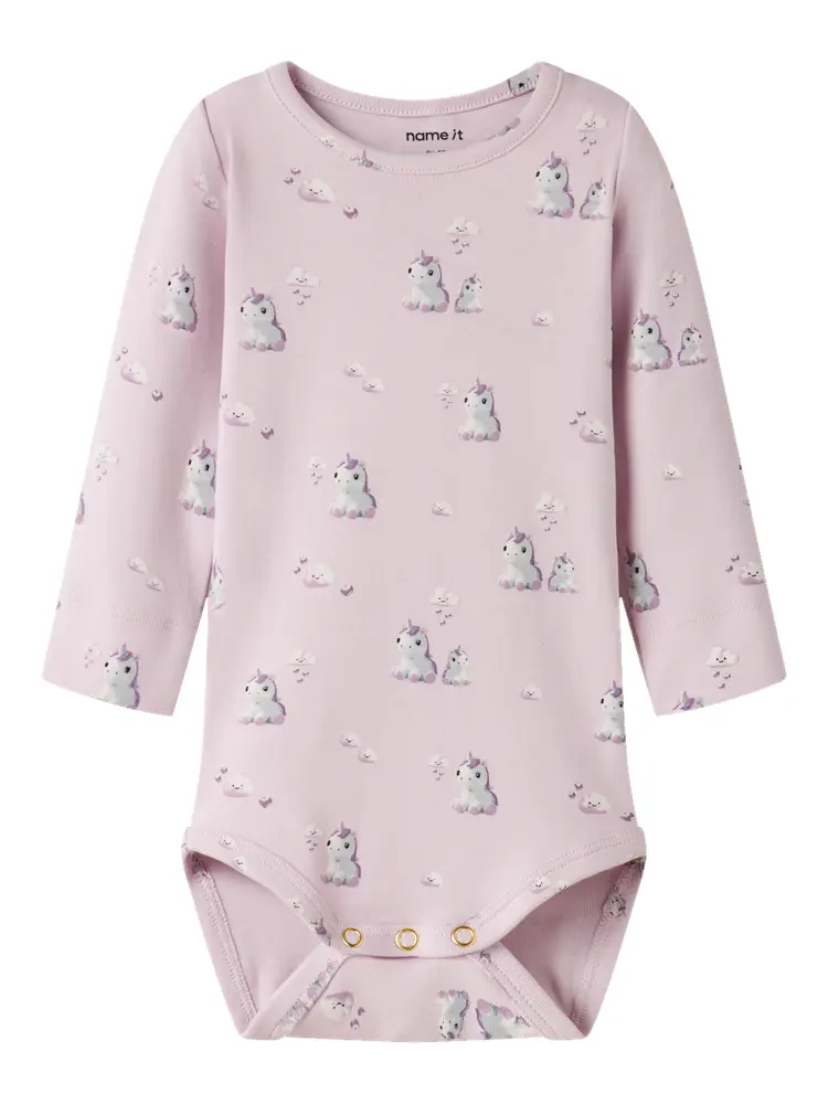 Name It Odele Langærmet Slim Body - Light Lilac - 68 Name It Odele Langærmet Slim Body - Light Lilac - 68