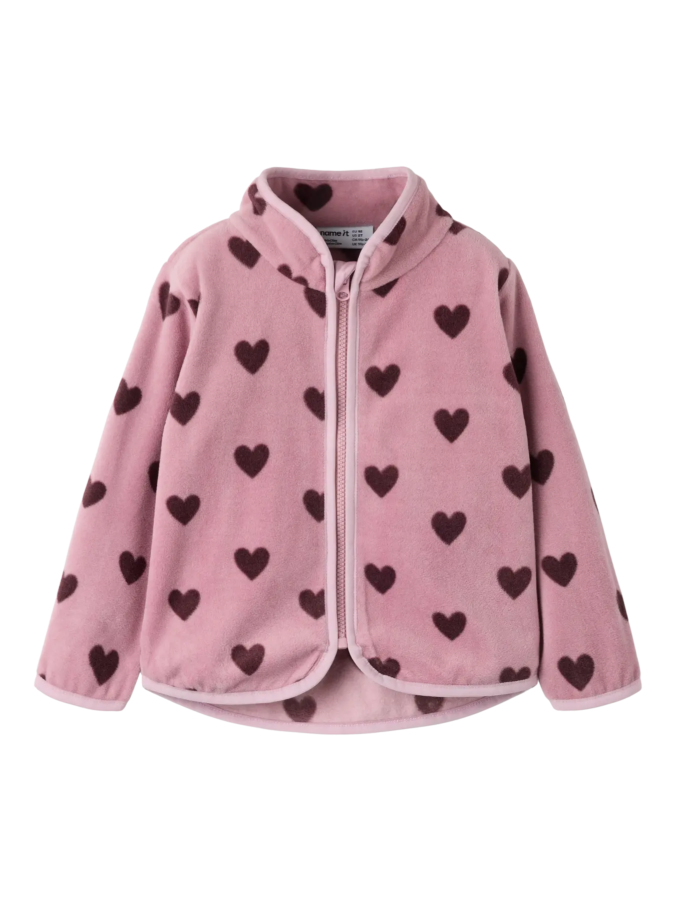 Name It Olajas - Fleece Jacket - Mauve Shadows - 86 cm Name It Olajas - Fleece Jacket - Mauve Shadows - 86 cm