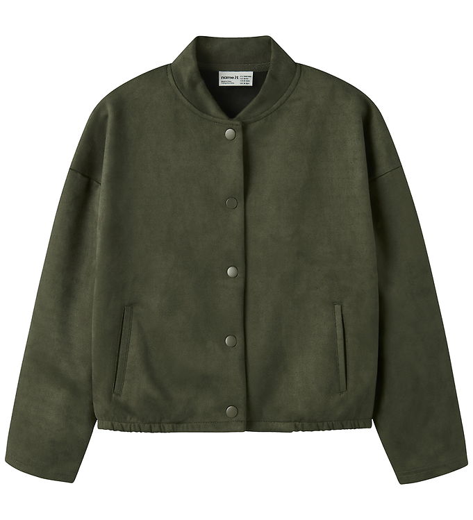 Name It Overgangsjakke - NkfOmusi - Olive Night