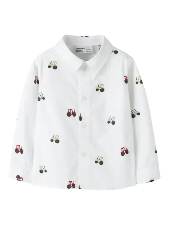 Name It Ractor Skjorte - Bright White - 86