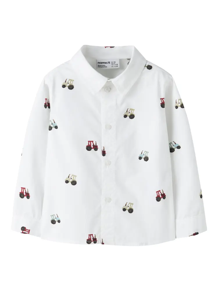 Name It Ractor Skjorte - Bright White - 86 Name It Ractor Skjorte - Bright White - 86