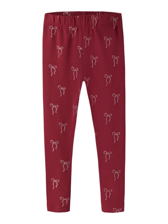Name It Ri - Legging - Red Dahlia - 92 cm Name It Ri - Legging - Red Dahlia - 92 cm