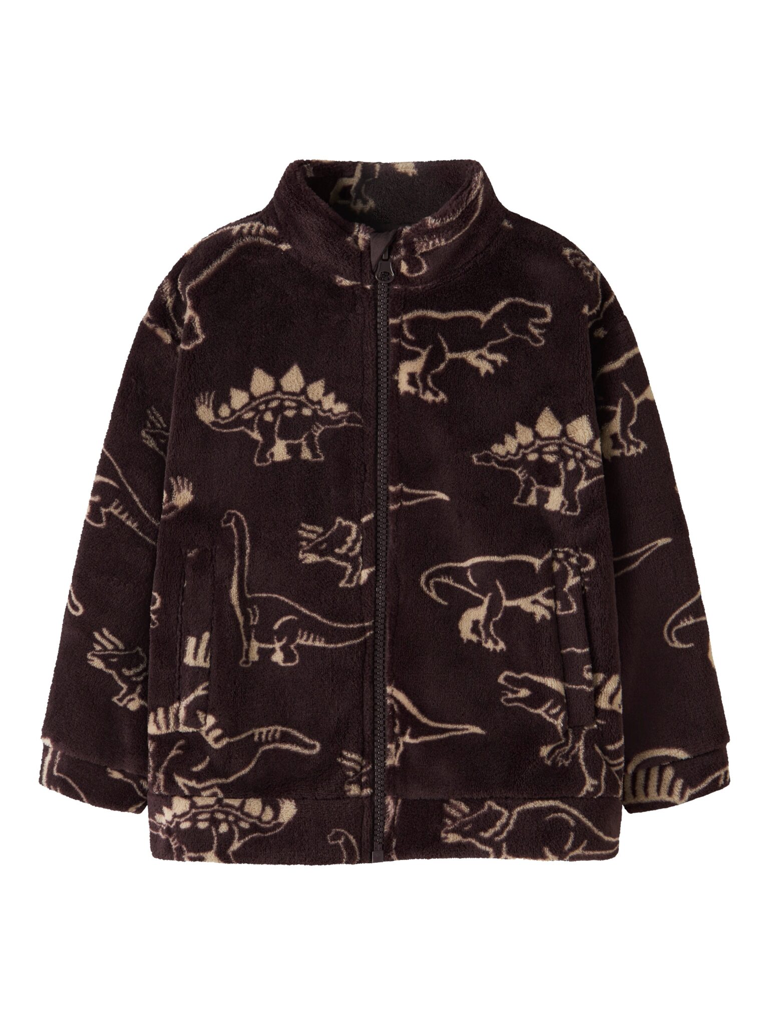 Name It Ricolaj - Teddy Cardigan - Chocolate Plum - 86 cm Name It Ricolaj - Teddy Cardigan - Chocolate Plum - 86 cm