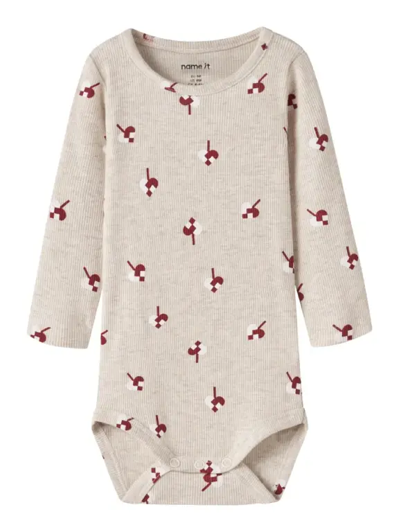 Name It Risakab Langærmet Body - Peyote Melange - 62 Name It Risakab Langærmet Body - Peyote Melange - 62