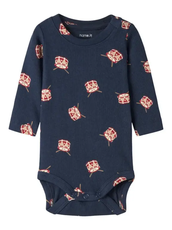 Name It Ristmas Langærmet Body - Navy Blazer - 68