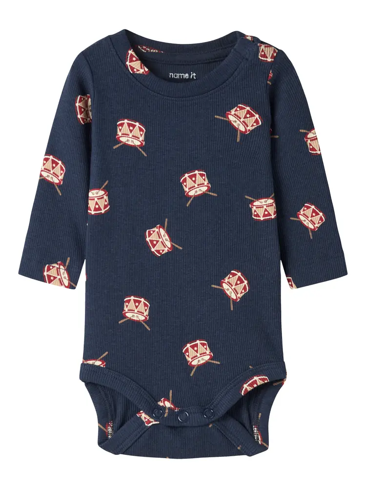 Name It Ristmas Langærmet Body - Navy Blazer - 68