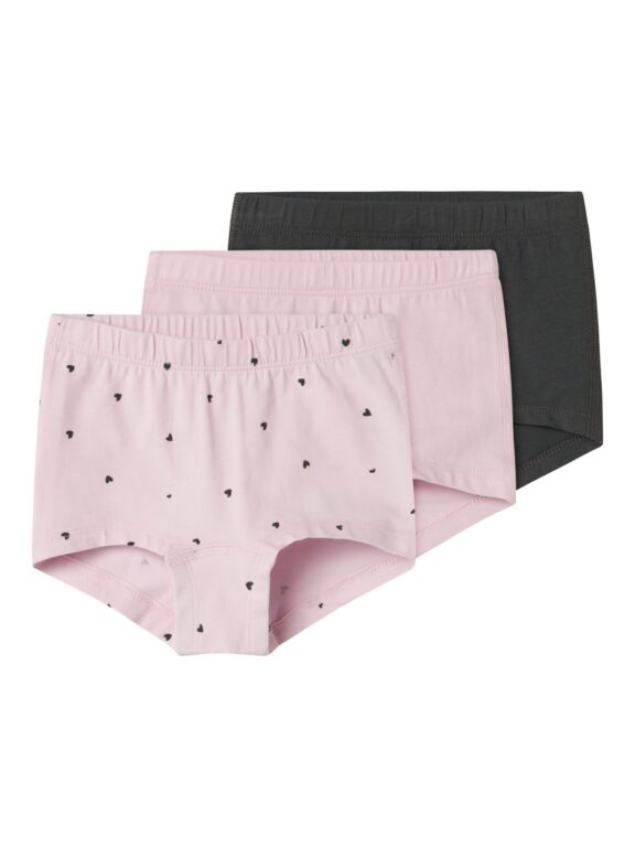 Name It Tights - 3-pak Winsome Hearts - Winsome Orchid - 86 cm