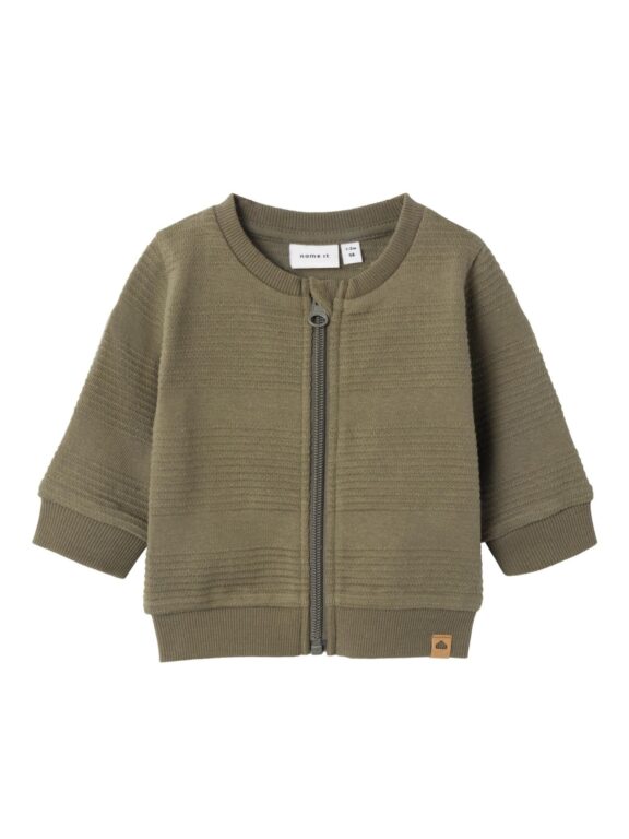 Name It Tobino Cardigan - Dusty Olive - 56 cm