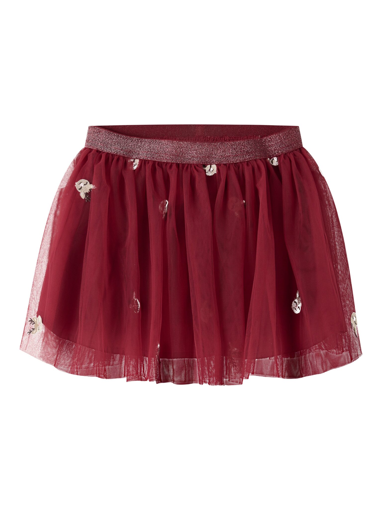 Name It Veross - Tulle Skirt - Red Dahlia / Reindeer - 92 cm Name It Veross - Tulle Skirt - Red Dahlia / Reindeer - 92 cm