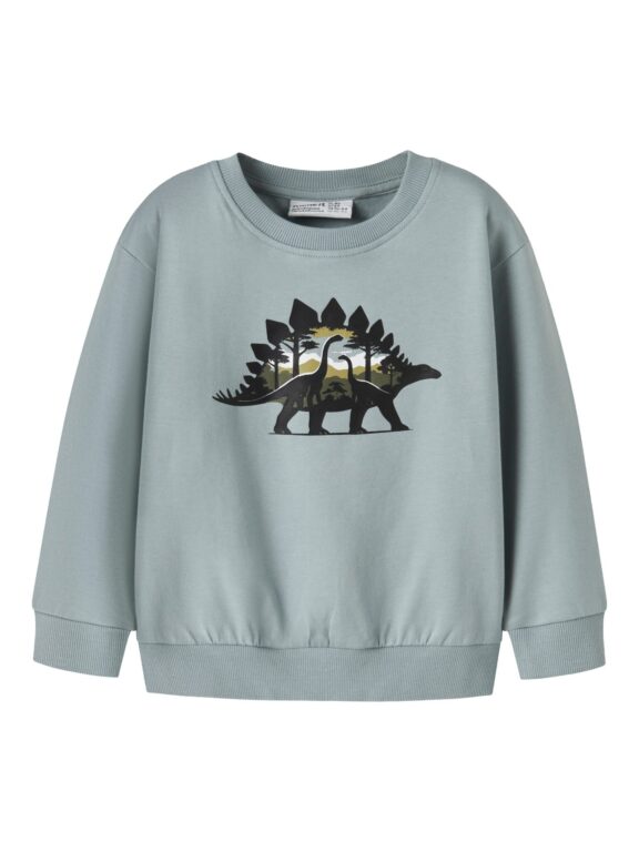 Name It Vildar - LS Sweat - Abyss / Dino Landscape - 86 cm