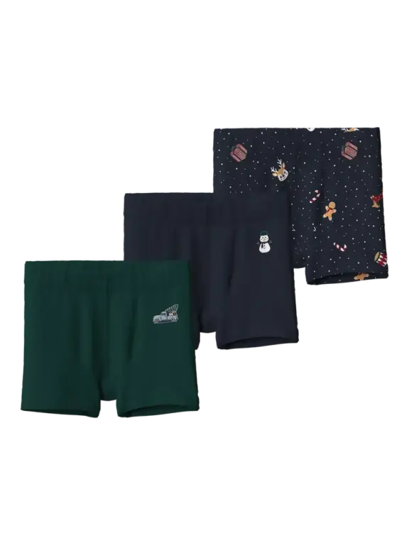 Name It Vismas Boxershorts 3-Pak - Navy Blazer - 104