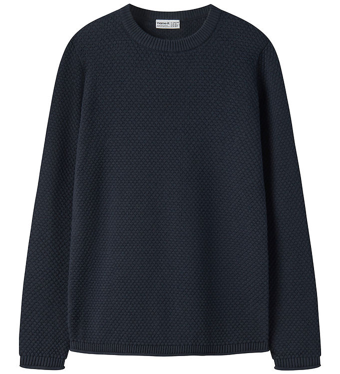 Name it Bluse - Strik - NkmRoj - Navy Blazer