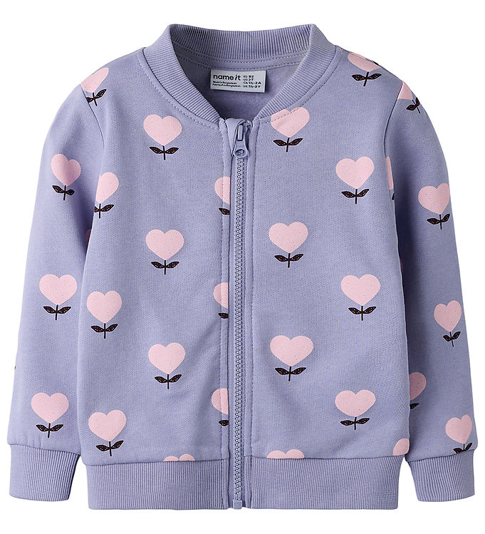 Name it Cardigan - NmfOlinias - Sweat - Lavender Icing