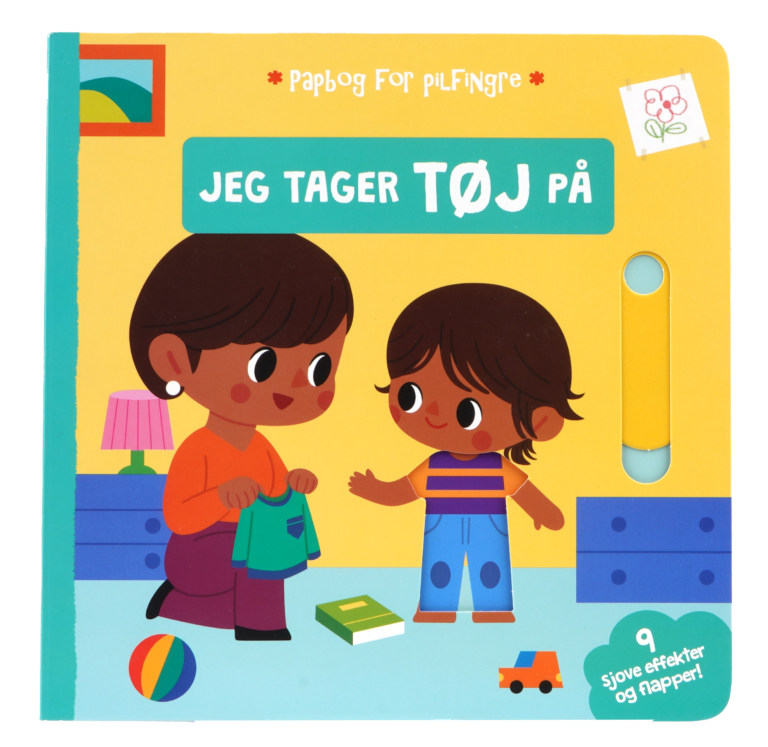 Papbog For Pilfingre - Jeg Tager Tøj på