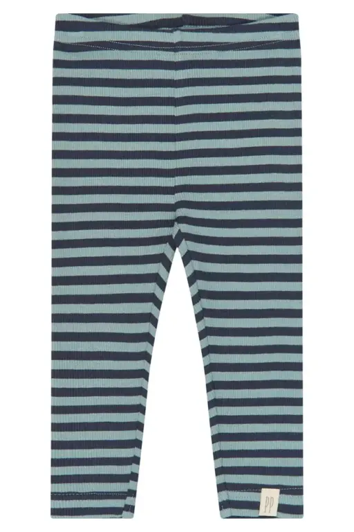 Petit Piao Air Leggings - Lead Striped - 74 CM