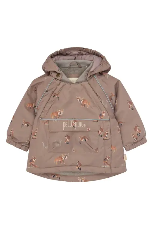 Petit Piao Dard Vinterjakke - Fossil Fox AOP - 86