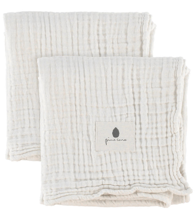 Pine Cone Stofbleer - 2-pak - Kadera - Cream