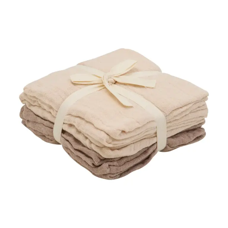 Pippi Organic Stofble 4-pack - Nomad - 65X65 CM