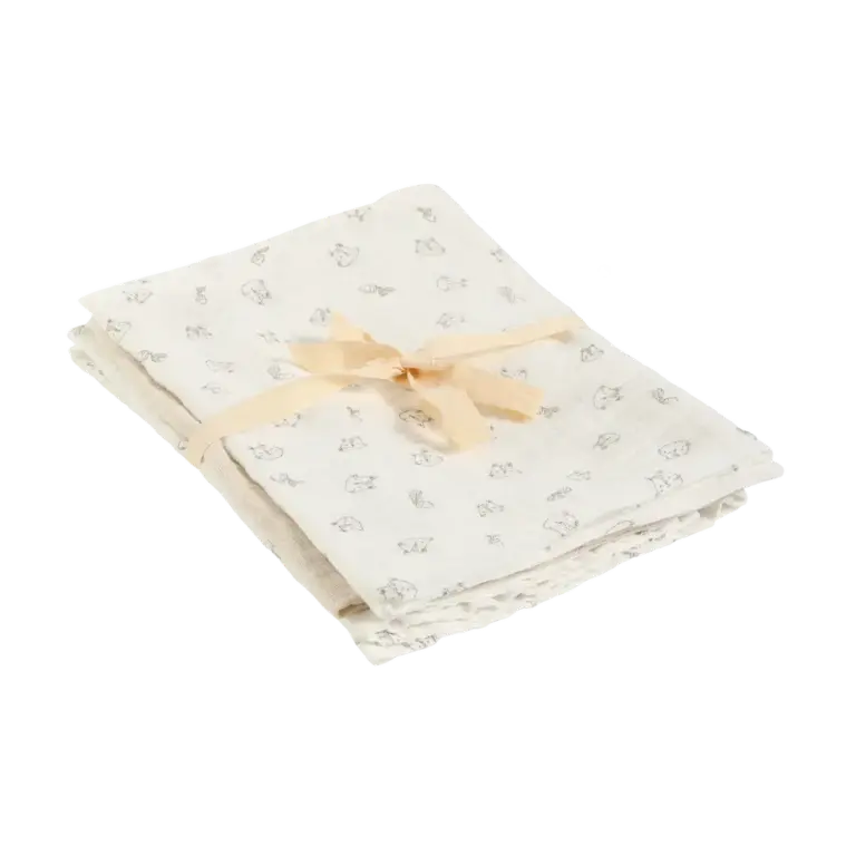 Pippi Stofble 3-pak 65x65 - Rainy Day